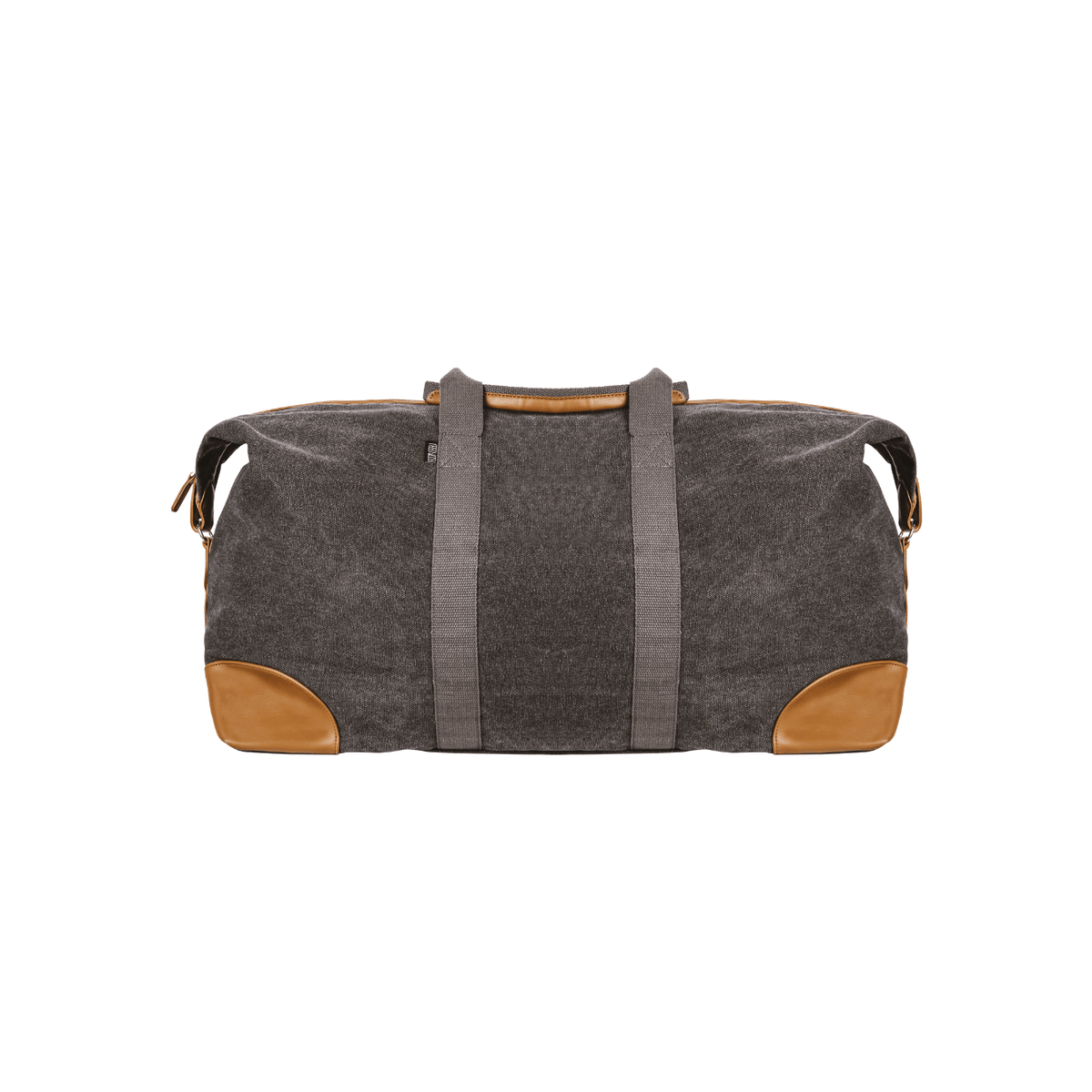 Root charcoal canvas duffle bag
